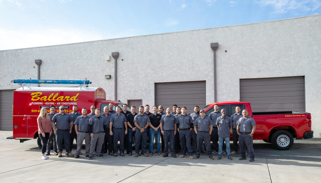 The Ballard HVAC and Plumbing Team in San Bernardino